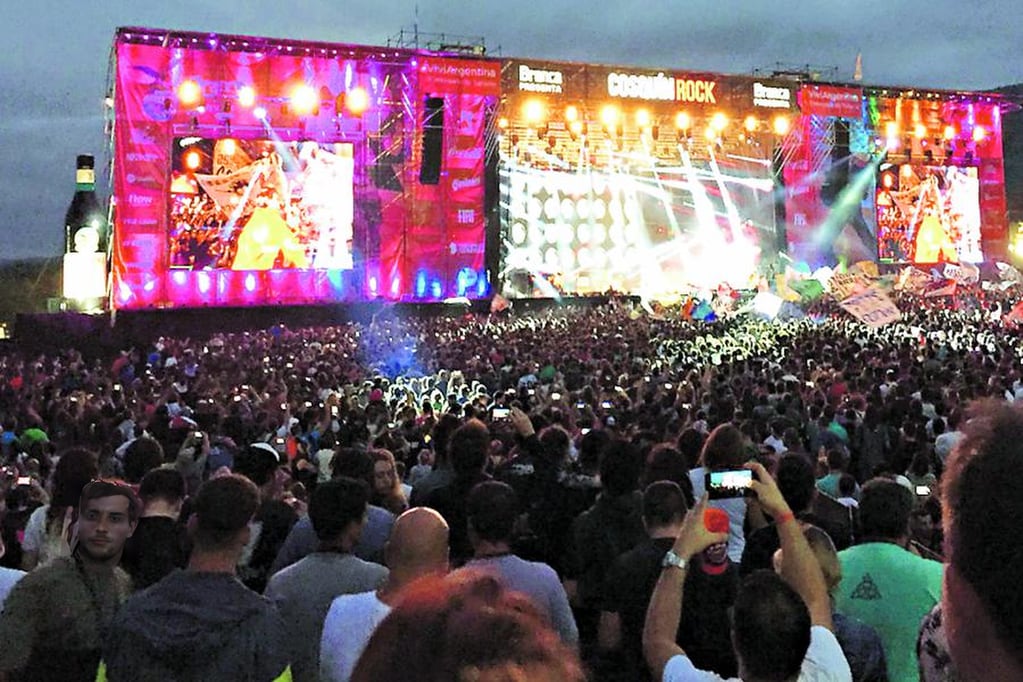 ¿Dónde ver el festival Cosquín Rock online? Foto archivo