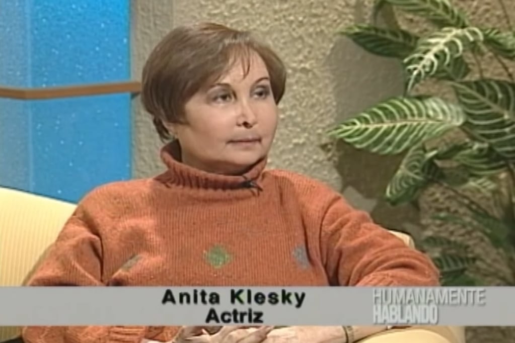 Anita Klesky en entrevista en programa Humanamente Hablando el 2000