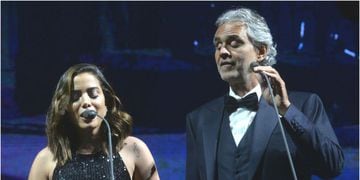 Reflotan antiguo video de Anitta cantando con Andrea Bocelli